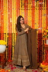 Devi Vol 1 Wedding Wear Faux Georgette Gown With Dupatta Wholesale Market In Surat
